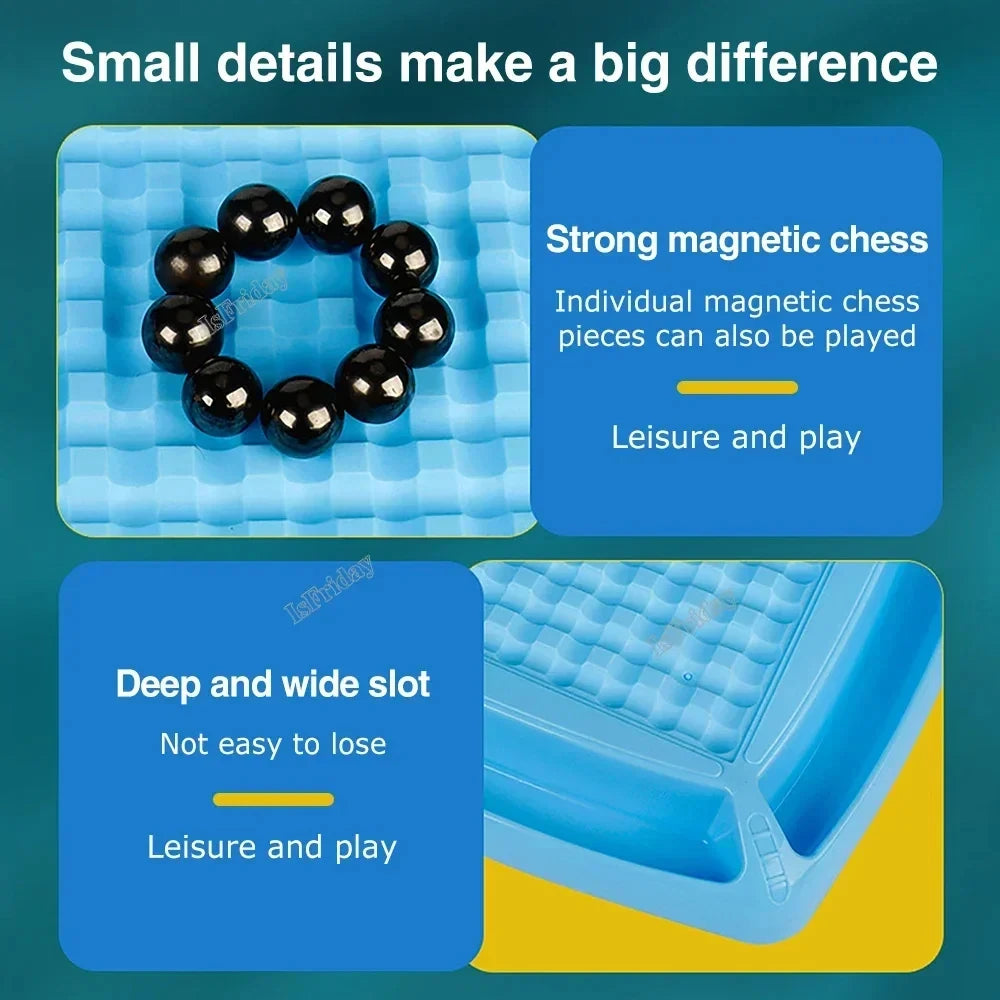 Magnetic chess set