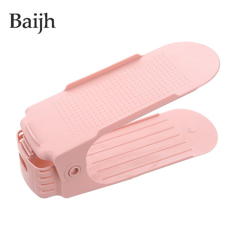 6PCS Durable Adjustable Shoe Organizer