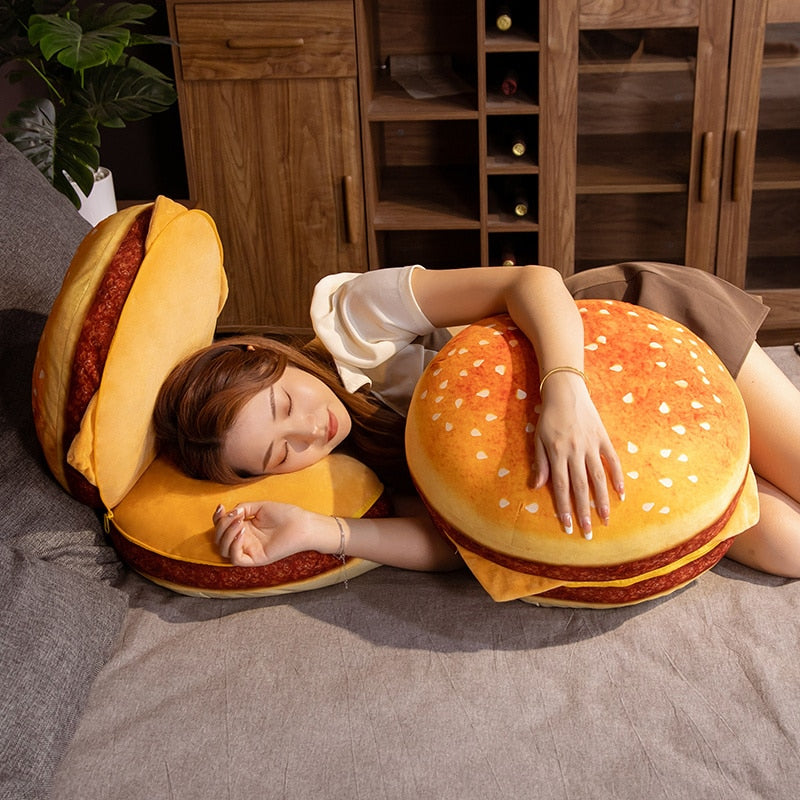 Hamburger pillow