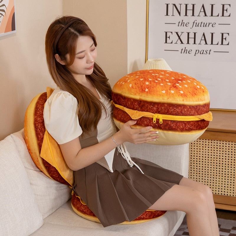 Hamburger pillow