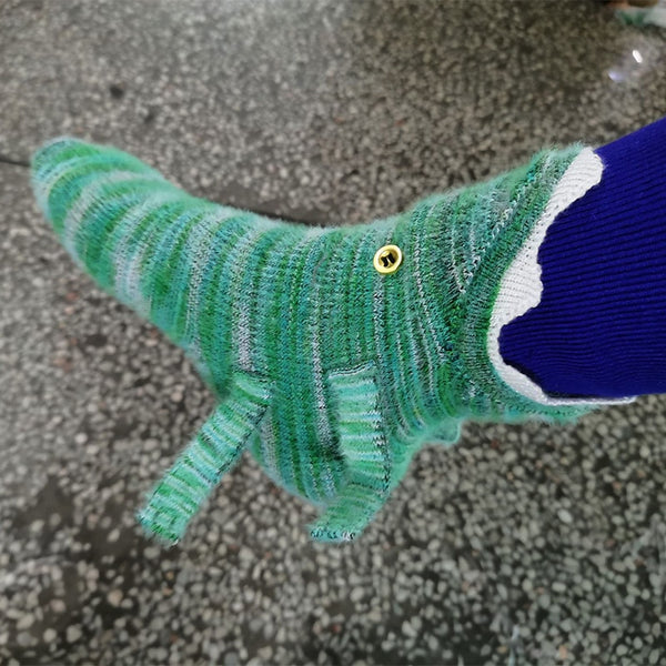 Crocodile Knitted Socks