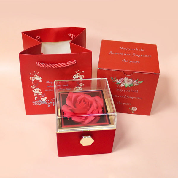 Eternal Flower Promise Ring Box